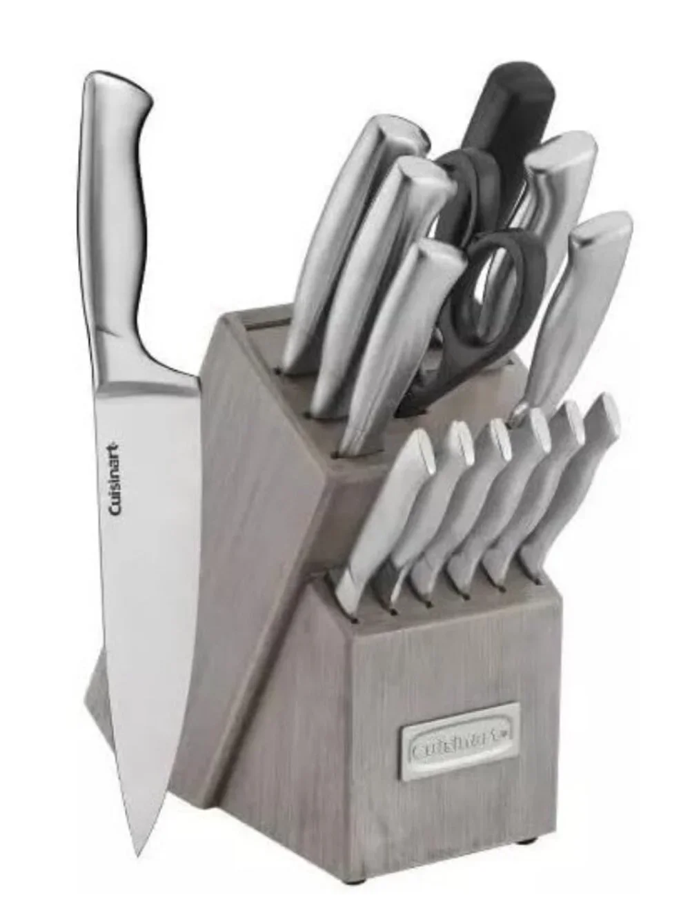 CUISINART Classic Stainless Steel 15-Piece Cutlery Block Set - NEW NIB
